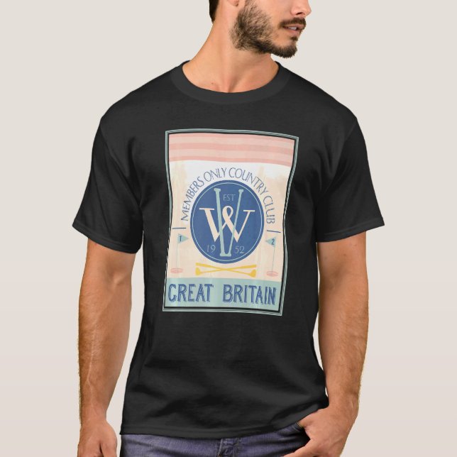 Golf Country Club 1952 Golfing Golfer Tees Uk Grea (Vorderseite)