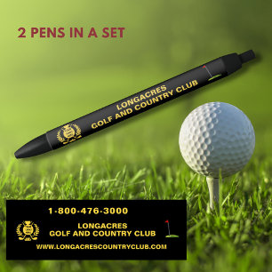 Golf & Country Club Logo Website Telefon Pen Kugelschreiber