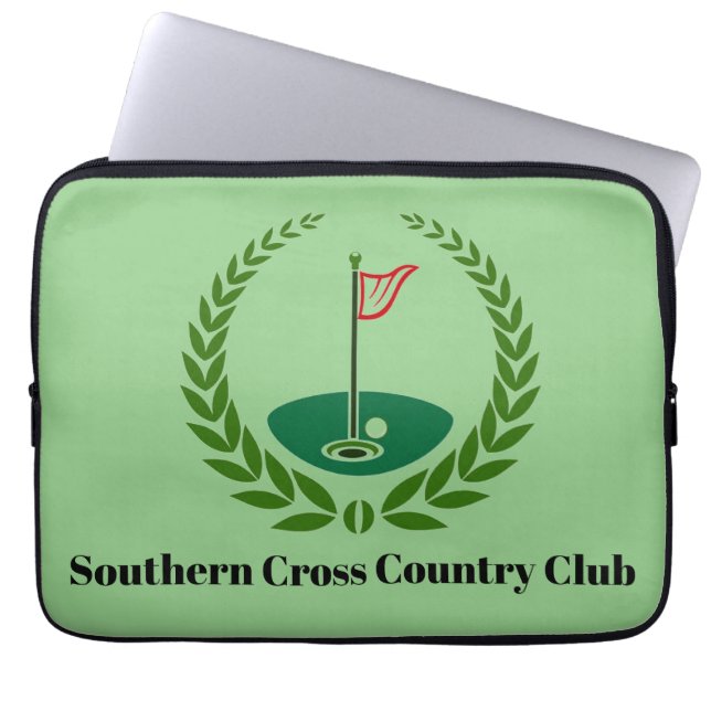 Golf Country Club Mitglieder verschenken Notebook- Laptopschutzhülle (Vorderseite)