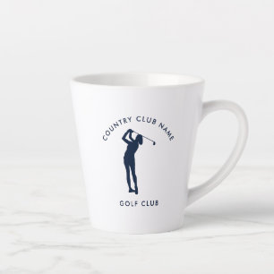 Golf Country Club Navy Blue Team Swag Milchtasse