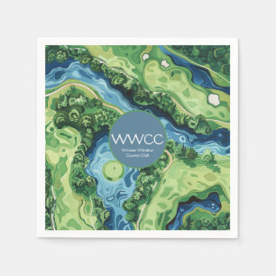 Golf Course Gala Paper Napkin Serviette