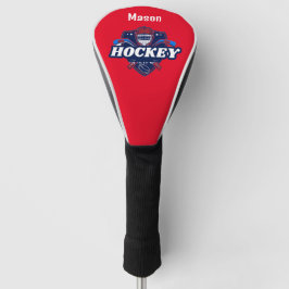 Golf Cover Hockey Geber - Personalisiert - Name hi Headcover
