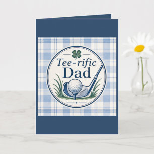 Golf Dad Alles Gute zum Geburtstag Karte Tee-rific