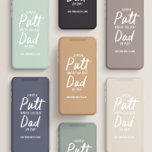 Golf dad modern sage green typography funny chic Case-Mate iPhone hülle<br><div class="desc">Golf dad modern sage green and white typography funny best dad by par. Ideal Christmas,  birthday,  Fathers day gift for him.</div>