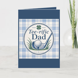 Golf Dad Vatertagskarte Tee-rific Dad Karte