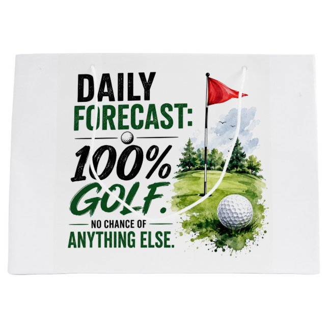 Golf Daily Life Kollektion  Große Geschenktüte (Vorderseite)