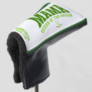 Golf Damen MAMA QUEEN OF THE GREEN Custom PUTTER Headcover