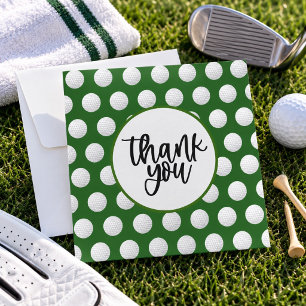 Golf Danke-Karte Dankeskarte