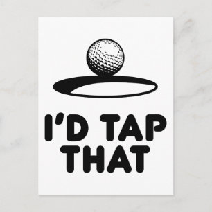 Golf - Das habe ich Gestochen Postkarte