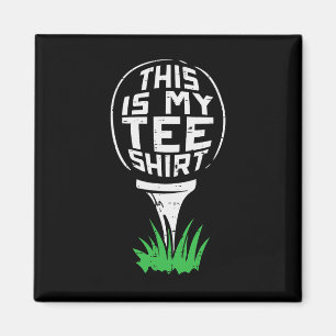 Golf Das ist mein Tee-Shirt Golfen Golfer Vater Mä Magnet