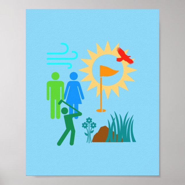 Golf Day Poster (Vorne)