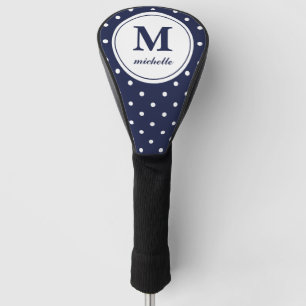 Golf   des Marine-Blau-  personalisiertes Headcover