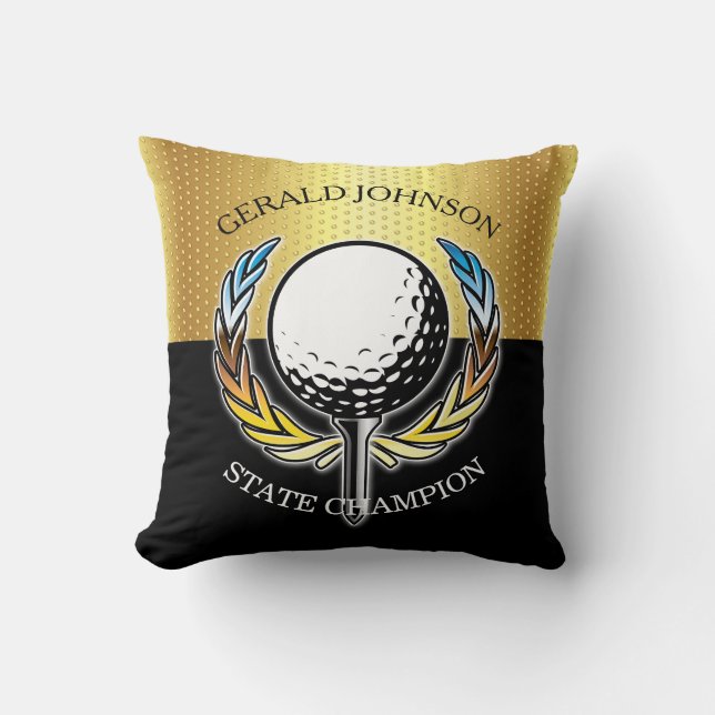 Golf Design mit Kreidekissen Kissen (Vorderseite)