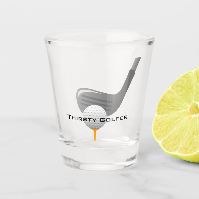 Golf Design Shot Glass Schnapsglas (Vorderseite)