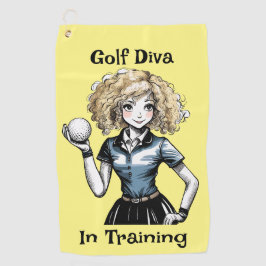 Golf Diva in Training - Women's Golf Handtuch