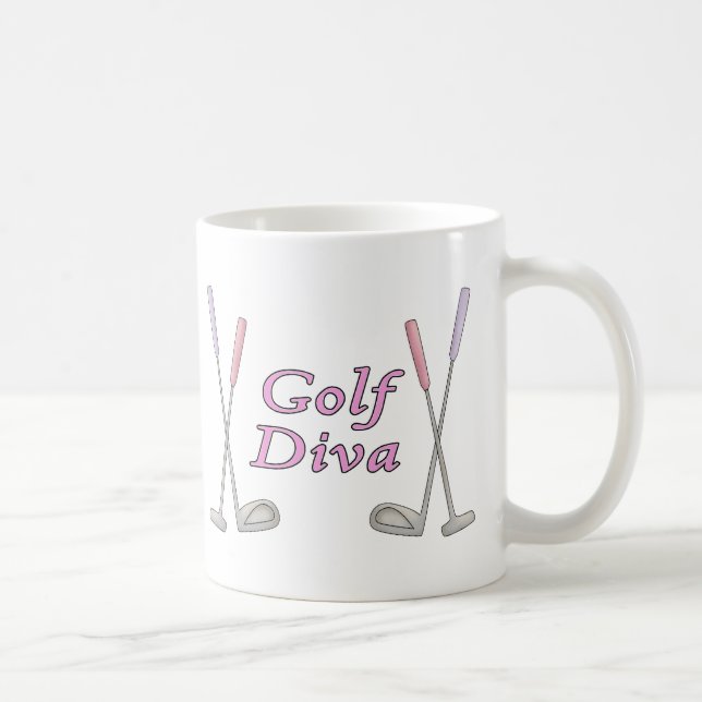 Golf-Diva Tasse (Rechts)