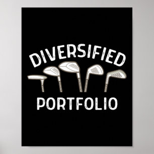 Golf Diversified Portfolio Life ist voll von Bedeu Poster