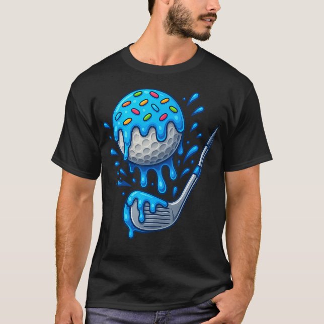 Golf Drip Team For Boys Eiscreme T-Shirt (Vorderseite)