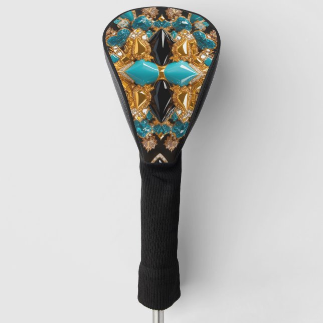 Golf Driver Cover mit Bahamas Colors Headcover (Vorderseite)