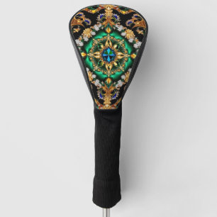 Golf Driver Cover mit brasilianischen Farben Headcover