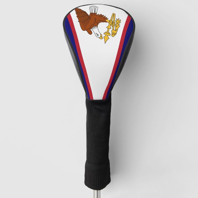 Golf Driver Cover mit Flag American Samoa Headcover (Vorderseite)
