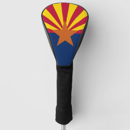 Golf Driver Cover mit Flag Arizona, USA Golf Headcover