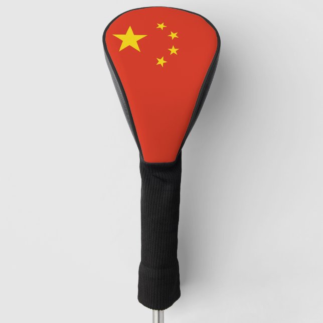Golf Driver Cover mit Flag China Golf Headcover (Vorderseite)