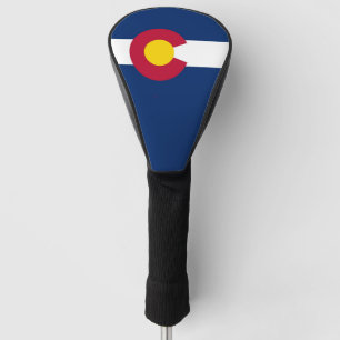 Golf Driver Cover mit Flag Colorado, USA Headcover