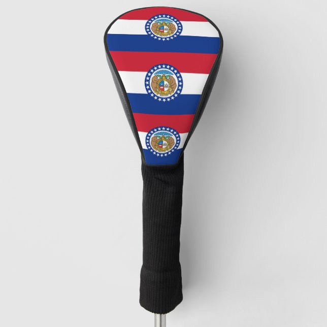 Golf Driver Cover mit Flag Missouri, USA Headcover (Vorderseite)