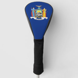 Golf Driver Cover mit Flag New York, USA Headcover