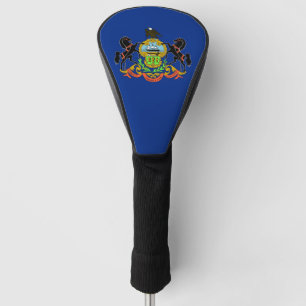 Golf Driver Cover mit Flag Pennsylvania, USA Headcover
