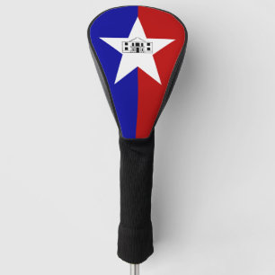 Golf Driver Cover mit Flag San Antonio, USA Headcover