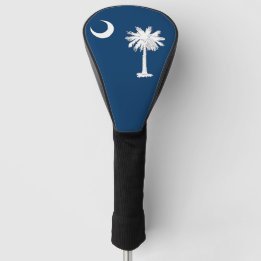 Golf Driver Cover mit Flag South Carolina, USA Golf Headcover