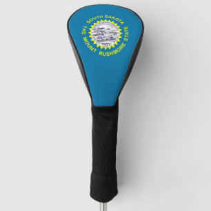 Golf Driver Cover mit Flag South Dakota, USA Headcover