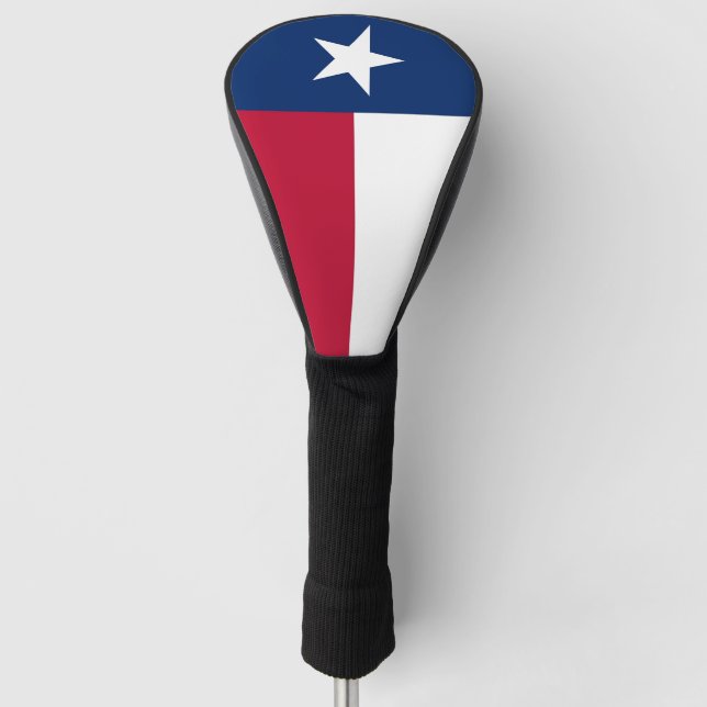 Golf Driver Cover mit Flag Texas, USA Golf Headcover (Vorderseite)