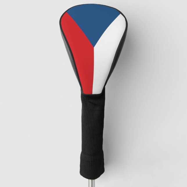 Golf Driver Cover mit Flag Tschechien Golf Headcover (Vorderseite)