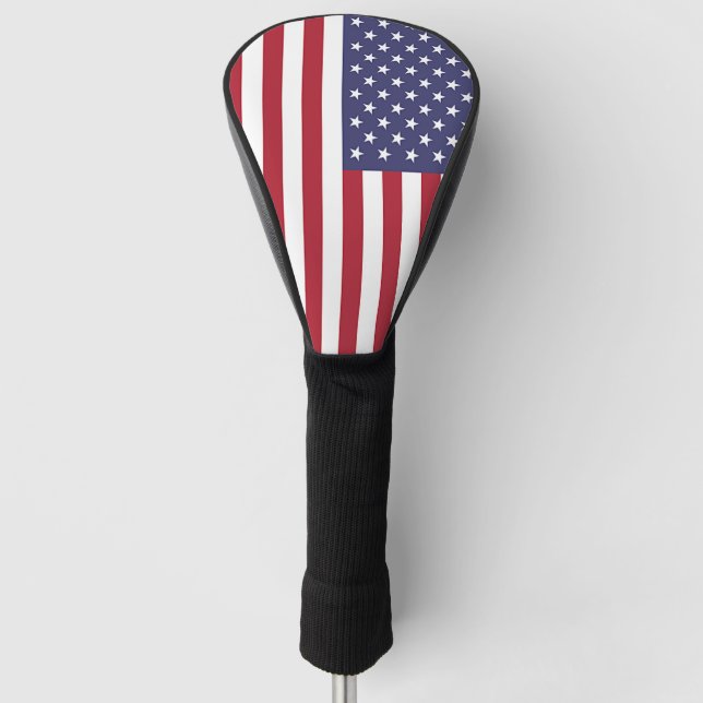 Golf Driver Cover mit Flag USA Golf Headcover (Vorderseite)