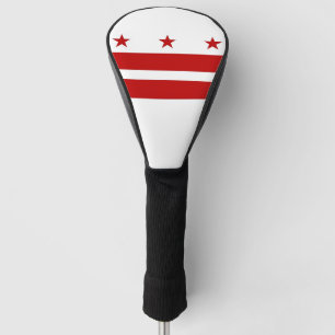 Golf Driver Cover mit Flag Washington DC, USA Headcover