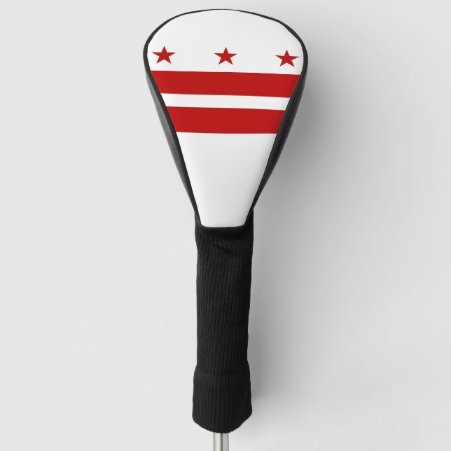 Golf Driver Cover mit Flag Washington DC, USA Headcover (Vorderseite)