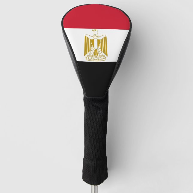 Golf Driver Cover mit Flagge Ägyptens Headcover (Vorderseite)