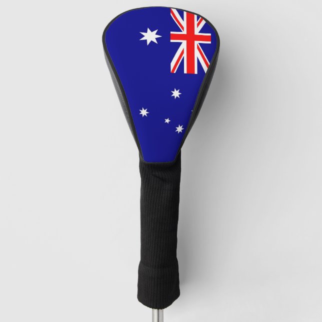 Golf Driver Cover mit Flagge Australiens Golf Headcover (Vorderseite)