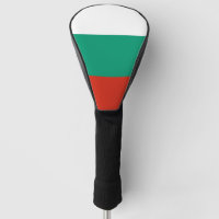Golf Driver Cover mit Flagge Bulgariens