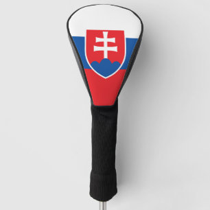Golf Driver Cover mit Flagge der Slowakei Headcover