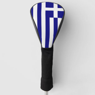 Golf Driver Cover mit Flagge Griechenlands Headcover