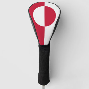 Golf Driver Cover mit Flagge Grönlands Headcover