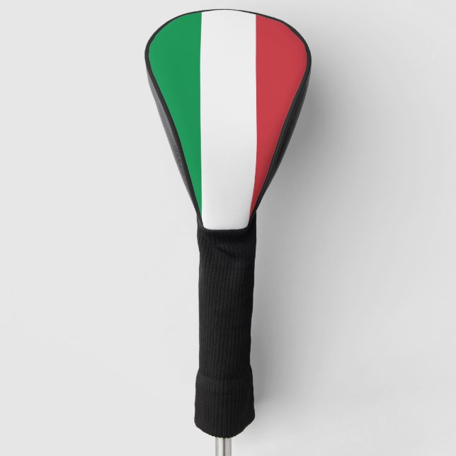 Golf Driver Cover mit Flagge Italiens Headcover (Vorderseite)