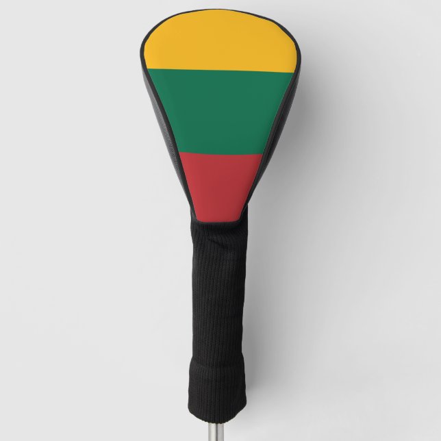Golf Driver Cover mit Flagge Litauens Headcover (Vorderseite)