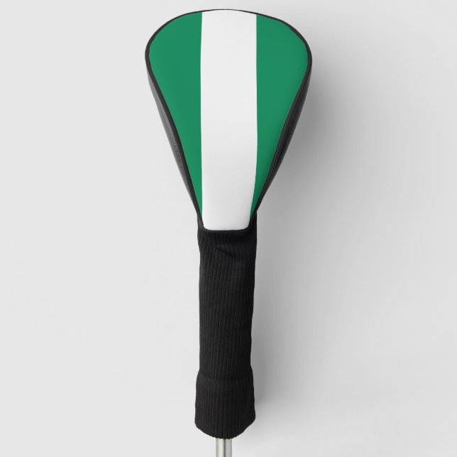Golf Driver Cover mit Flagge Nigerias Headcover (Vorderseite)