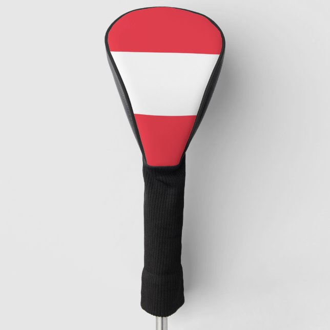 Golf Driver Cover mit Flagge Österreichs Headcover (Vorderseite)