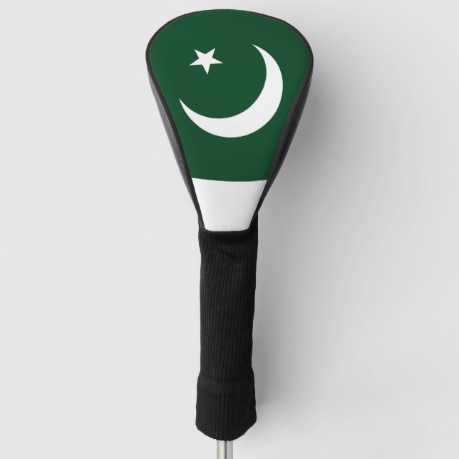 Golf Driver Cover mit Flagge Pakistans Headcover (Vorderseite)